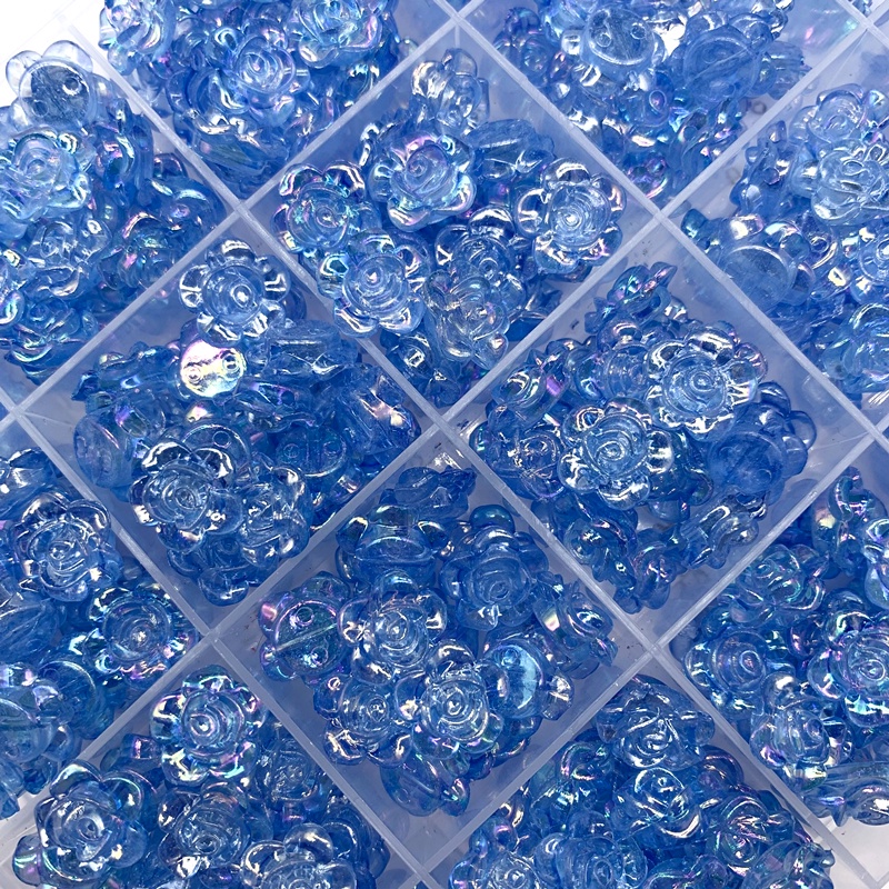 Bộ 50 Hạt Xâu Nhựa Nhiều Màu Sắc Kích Thước 12mm