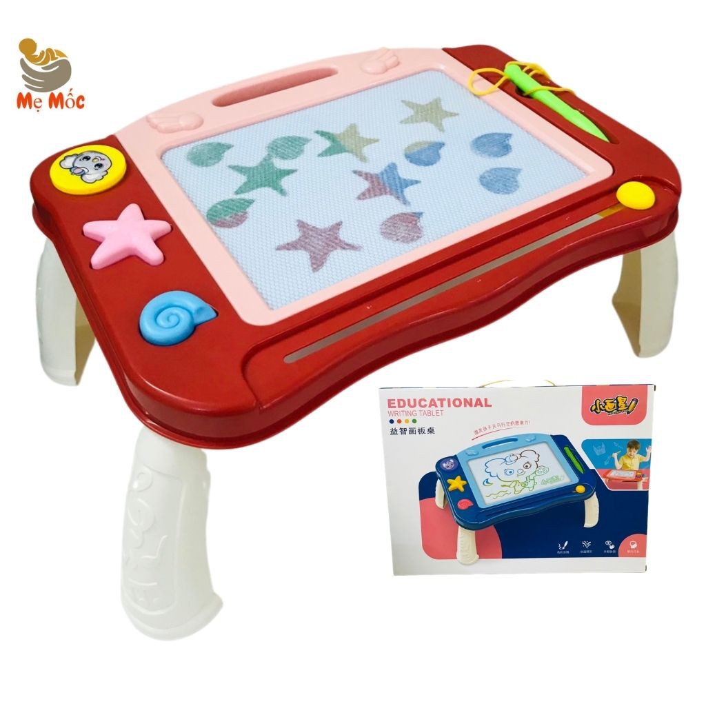 Bảng tự xóa thông minh đổi màu có chân loại to đẹp - bảng tập viết cho bé xóa được - Shop mẹ Mốc ,BXCT
