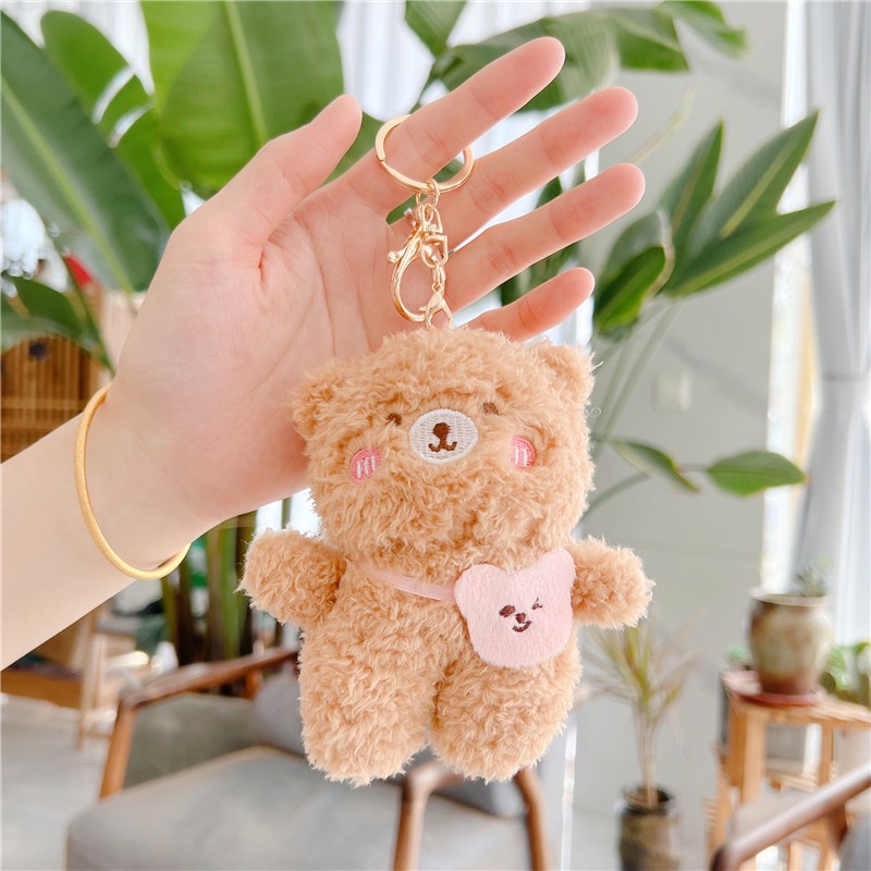 Móc khoá treo trang trí chìa khoá phụ kiện balo túi xách kute dễ thương hình gấu MK - 104