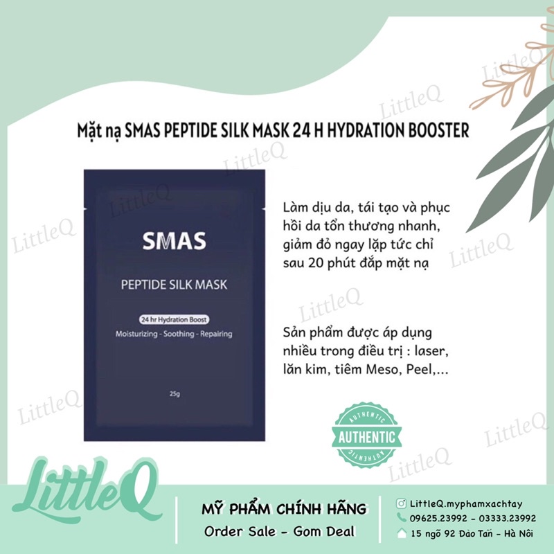 MẶT NẠ SMAS CẤP ẨM LÀM DỊU VÀ PHỤC HỒI DA