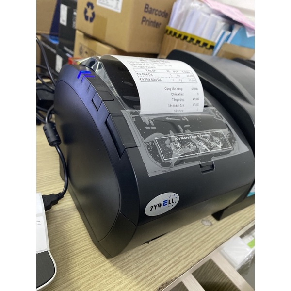 Máy In Bill Hóa Đơn K80  Có Cắt Giấy Tự Động
