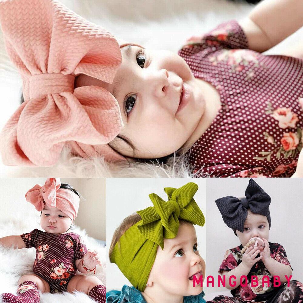 Khăn nơ turban cài tóc xinh xắn cho bé nhiều màu lựa chọn