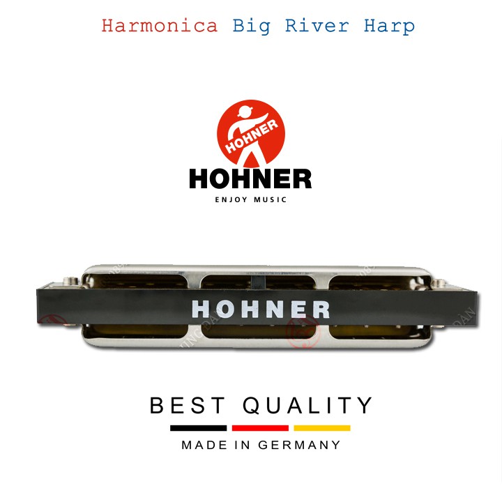 Kèn Harmonica HOHNER Big River Harp Tone C (Đô trưởng)  - Hộp cứng kèm khóa học