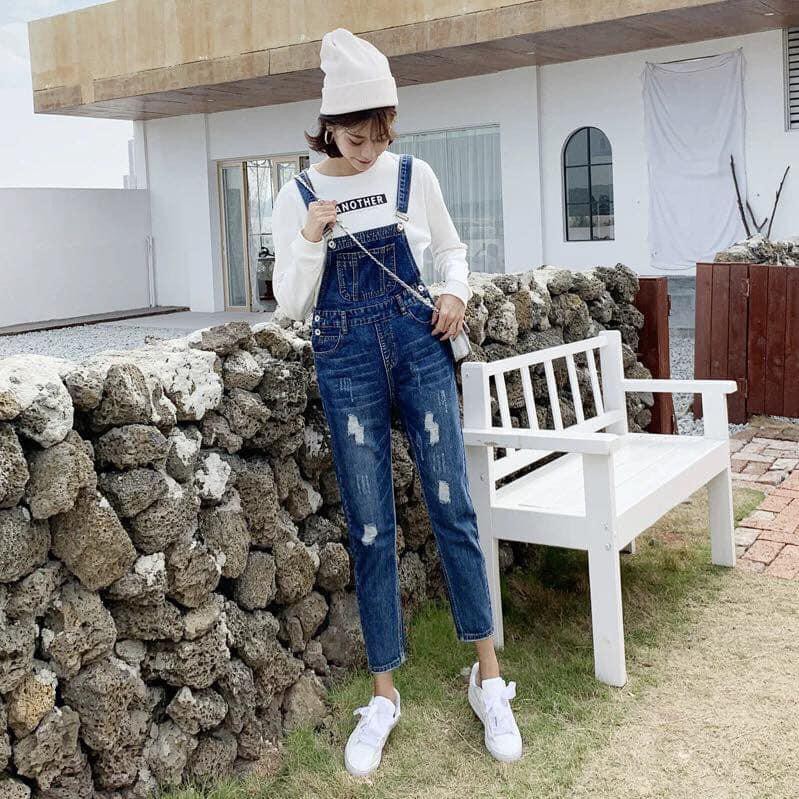 YẾM QUẦN BÒ RÁCH TÚI TRƯỚC CUTE ( TJTCOI_4)