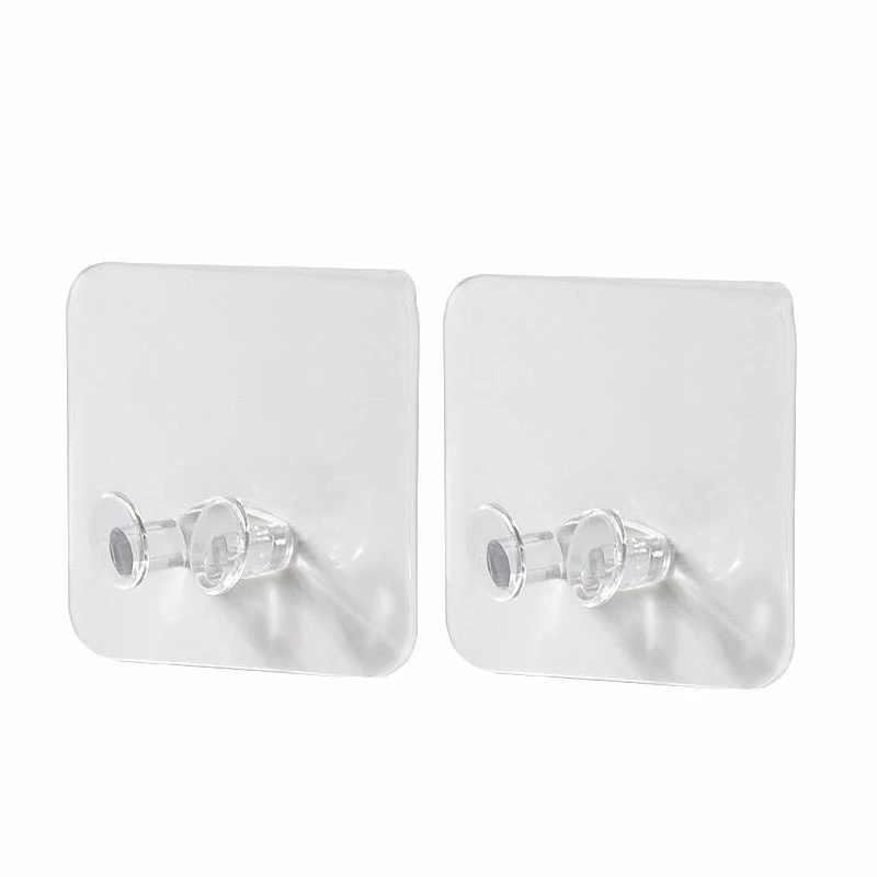 Giá Đỡ Phích Cắm Điện Usb Tiện Dụng Móc trong suốt không thấm nước, Không có dấu, Giá đỡ dán tường miễn phí đóng đinh