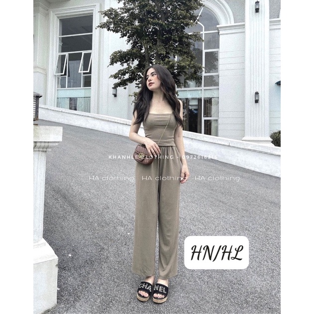 Set Áo Croptop Kèm Quần Ống Rộng NGN • Melanie Boutique