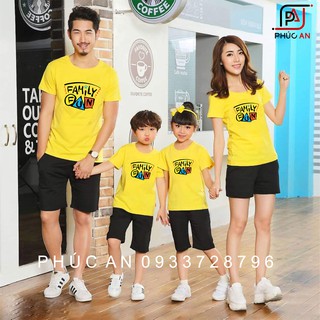 {full size} Áo thun Đội NHÓM Lớp , áo phong gia đình FAMILY FUN cực xinh đủ size