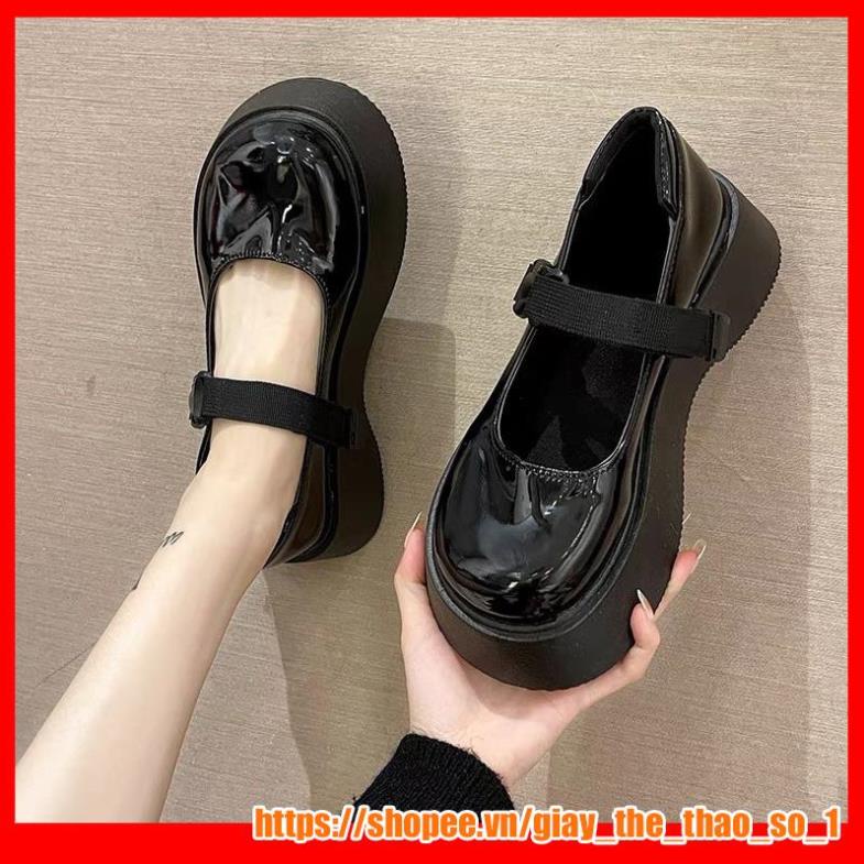 Giày Lolita Quai Chun Bóng Dáng Mới