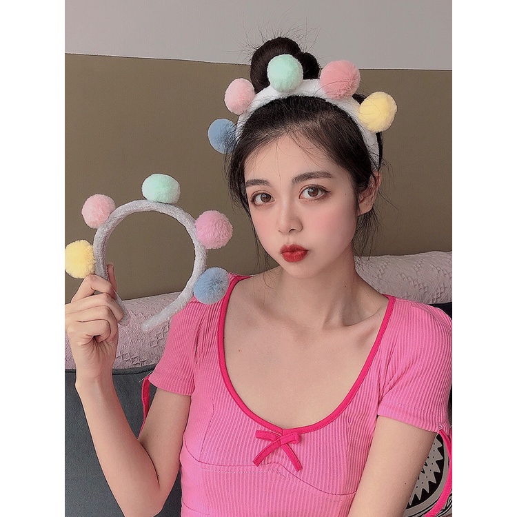 Băng đô chống trượt SD702 thiết kế hình bông hoa đủ màu dễ thương phong cách Hàn Quốc làm phụ kiện thời trang cho nữ