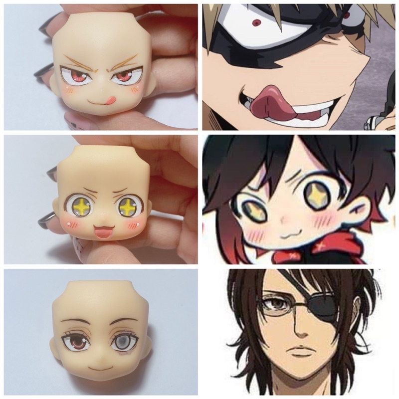 Mặt Bakugo kèm phụ kiện lưỡi