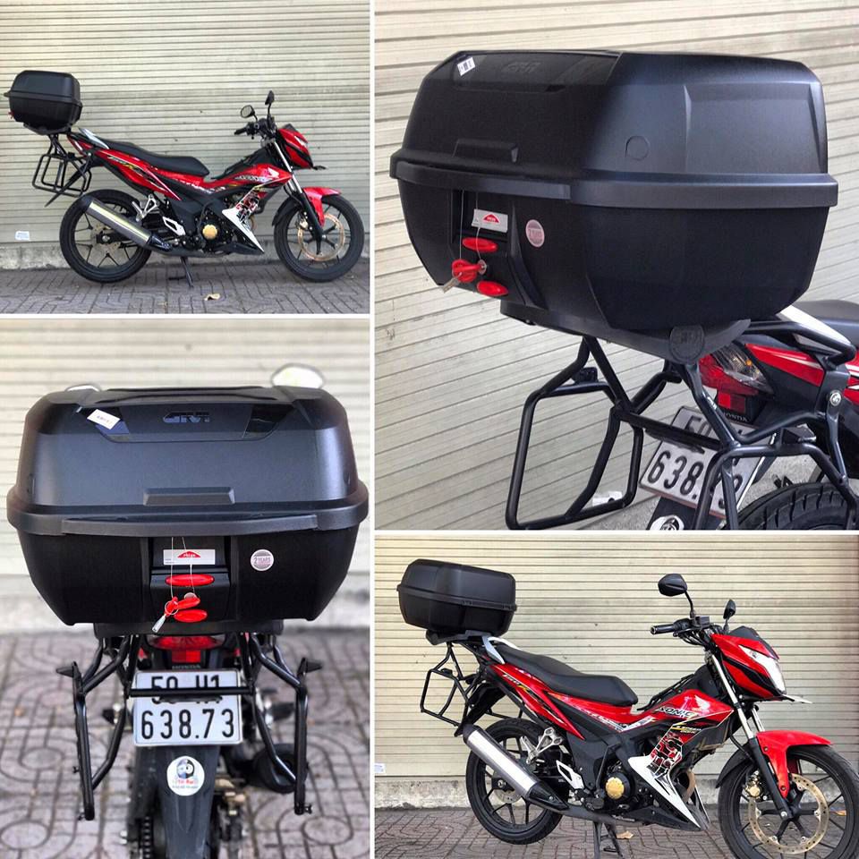 Thùng Sau GIVI E43NTL/ E43NTL-ADV Có Lưới Dung Tích 43 Lít Hàng Chính Hãng Bảo Hành 2 Năm