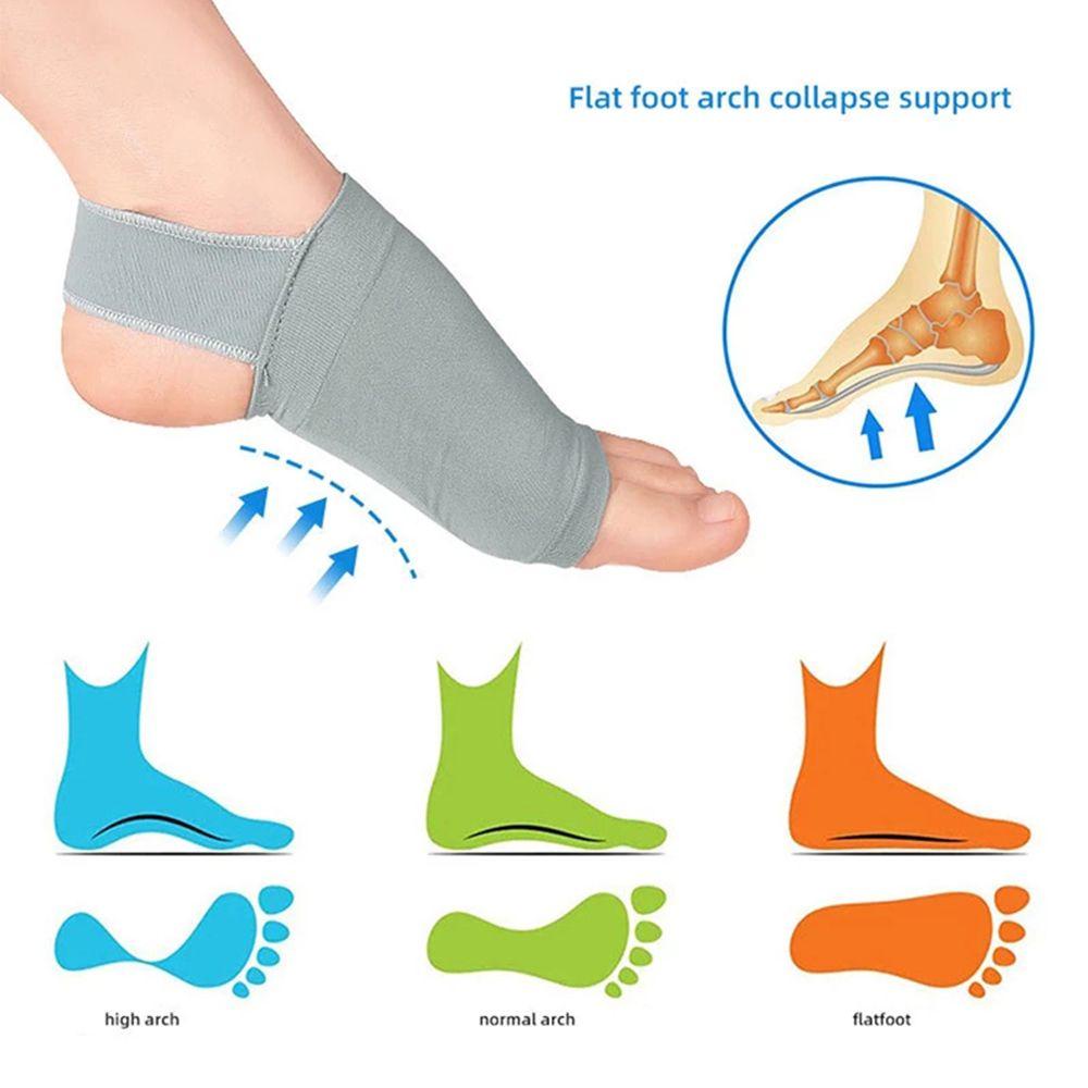 1 Cặp Đai Đeo Hỗ Trợ Chỉnh Hình Bàn Chân Phẳng Đàn Hồi