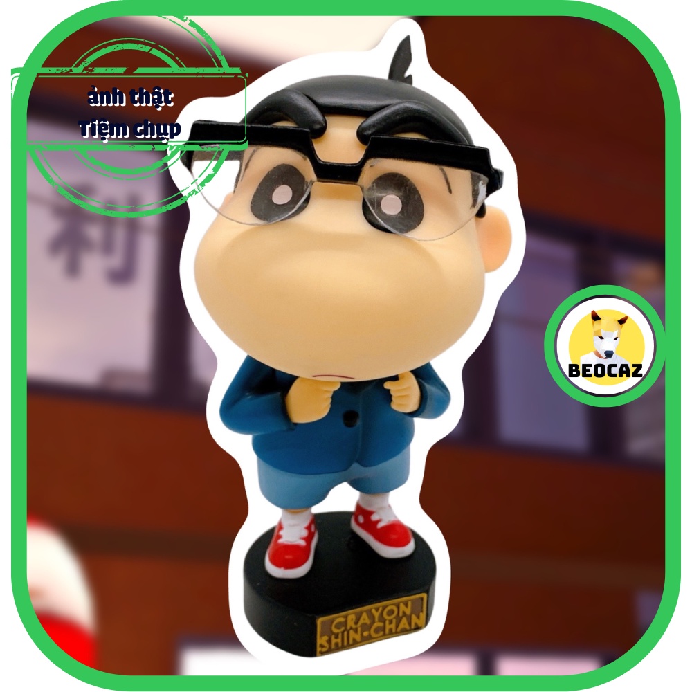Mô hình Shin chan Cậu bé bút chì Shinosuke cosplay thám tử lừng danh Conan Shinichi dễ thương Đồ chơi Beocaz Full Box