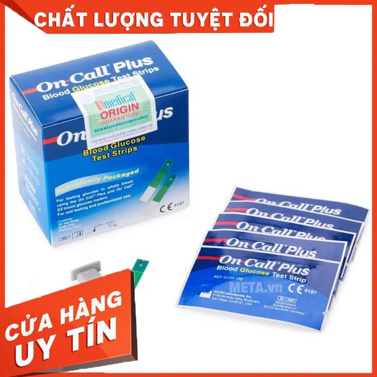 Máy đo đường huyết On Call Plus tặng kèm 50 kim lấy máu