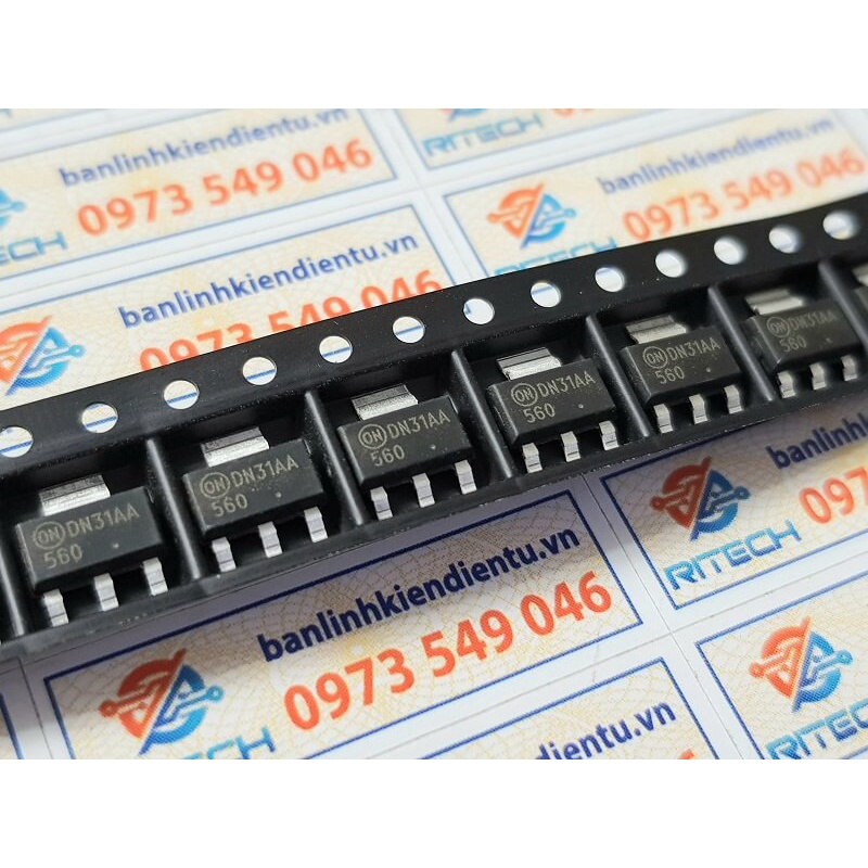 NZT560A, NZT560, 560A TRANSISTOR NPN 60V 3A SOT-223