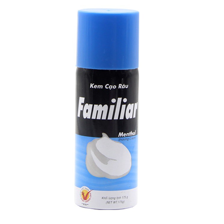 Kem cạo râu với Bạc hà mát lạnh Familiar - 300g (dạng bọt)