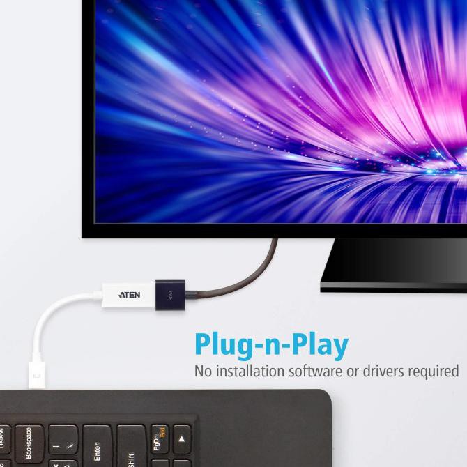 Đầu Chuyển Đổi Mini Aten Vc980 Sang Hdmi Cho Mac / Mini Pc | BigBuy360 - bigbuy360.vn