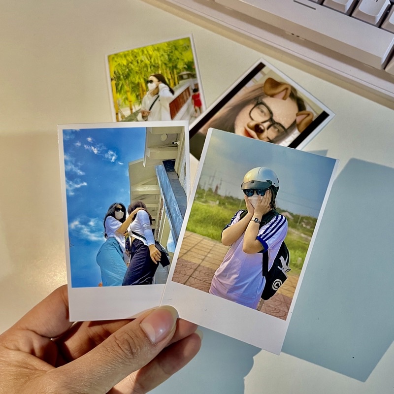 IN ẢNH THEO YÊU CẦU CHỈNH POLAROID ÉP PLASTIC