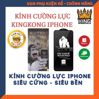 ⚡️ Kính cường lực iPhone KingKong 3D cho 6/6s/6 plus/7/8/7plus/8plus/x/xs/xsmax/11/11promax ⚡️ Trong Suốt Full Màn