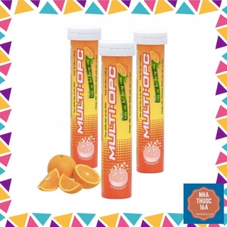 <CHÍNH HÃNG> VIÊN SỦI MULTIVITAMIN - BỔ SUNG VITAMIN TĂNG SỨC ĐỀ KHÁNG - TUÝP 20 VIÊN