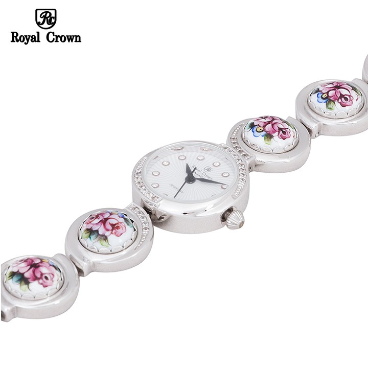 Đồng hồ nữ Chính Hãng Royal Crown 6430 Ceramic Watch (Handmade Special)