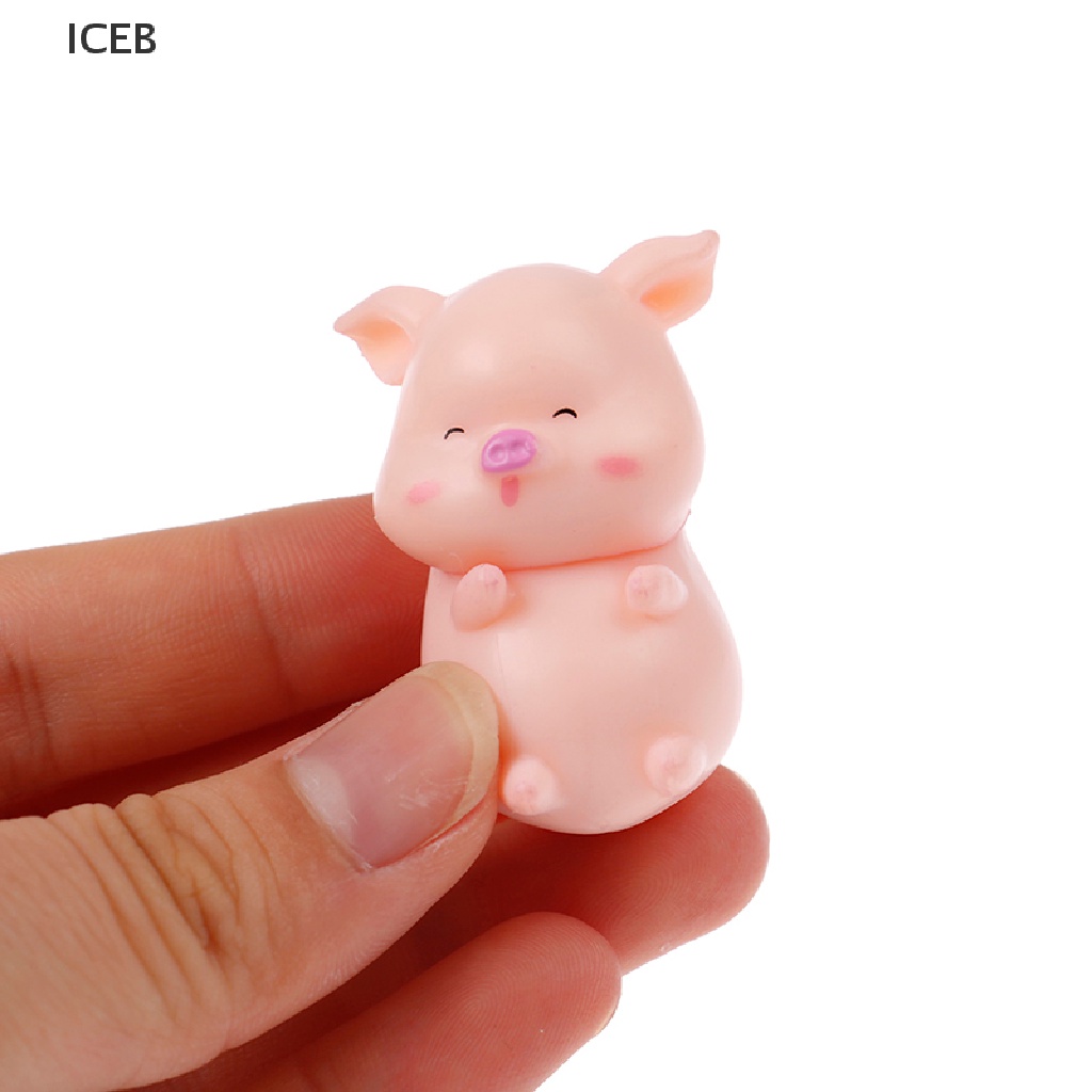 Bộ 6 Búp Bê Hình Chú Heo Nhỏ Dễ Thương Dùng Trang Trí Bánh Kem / Xe Hơi