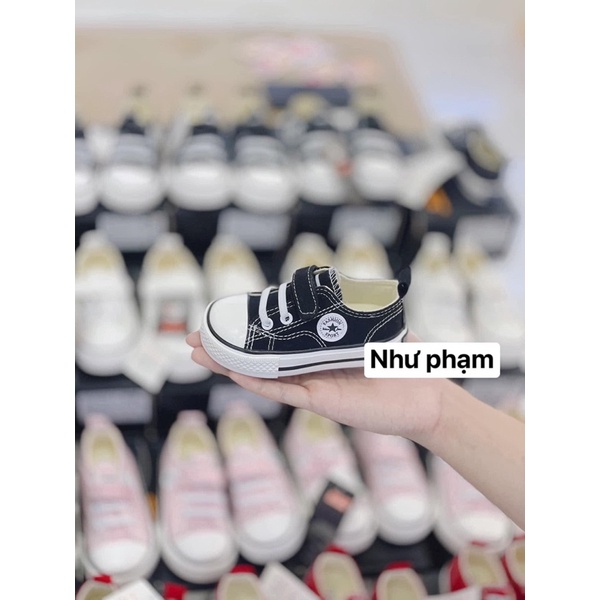 Giày converse quai dán cho bé trai và bé gái(CT)