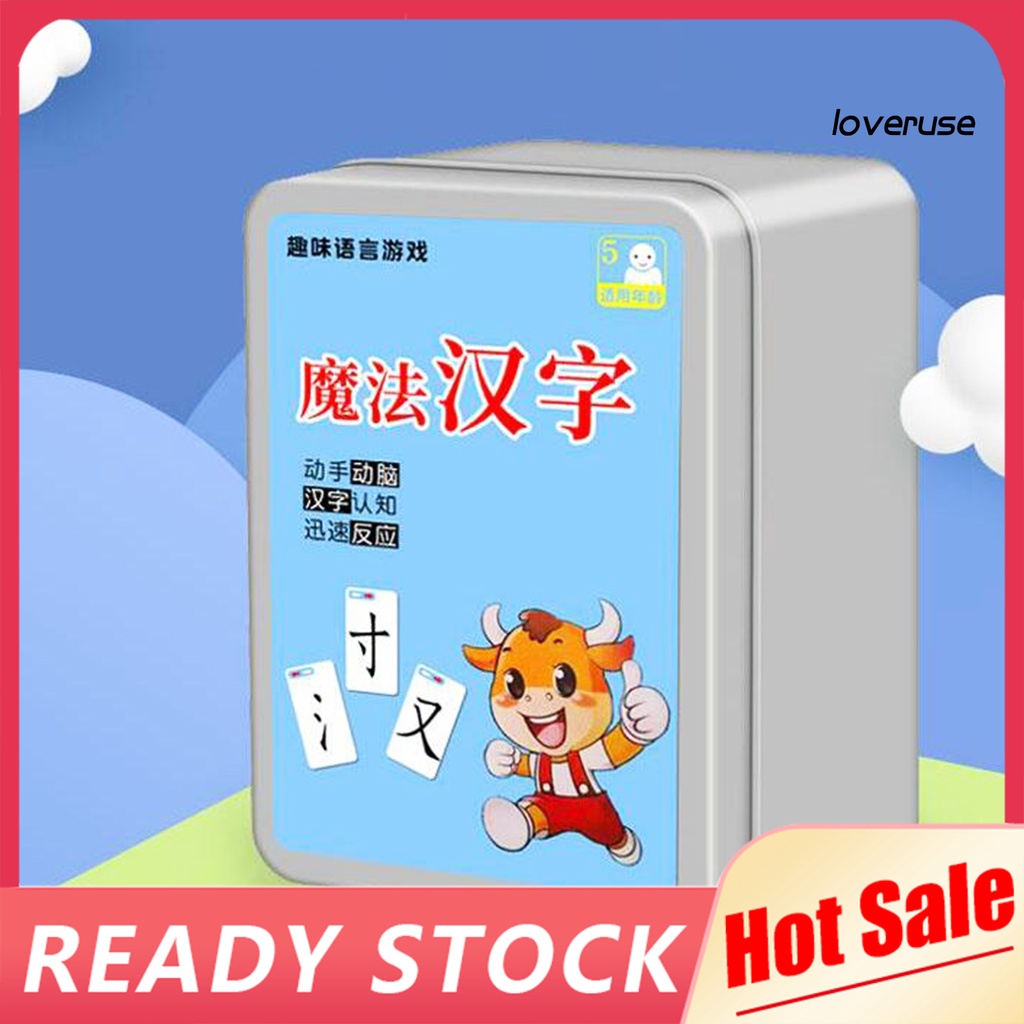 Bộ 120 Thẻ Bài Ma Thuật Cho Bé Học Chữ Tiếng Trung