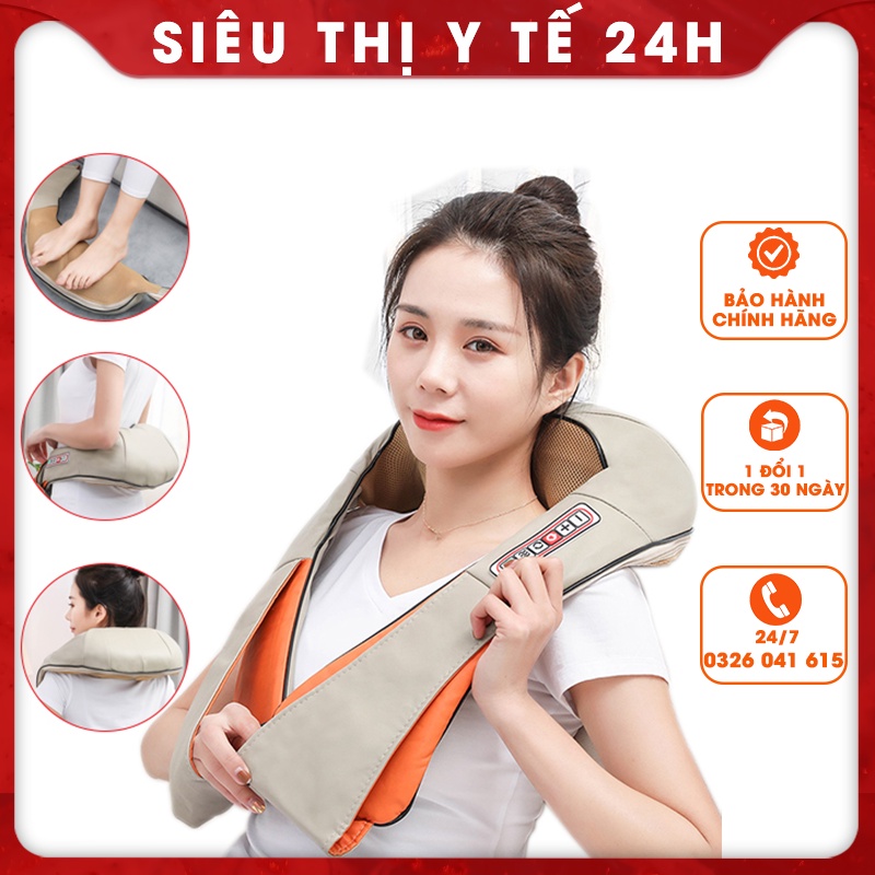 Đai Mát Xa Lưng - Máy Massage Lưng Cổ Vai Gáy 6D Hồng Ngoại Kensonic - HỖ TRỢ GIẢM CĂNG THẲNG, MỆT MỎI [Hàng Chính Hãng]