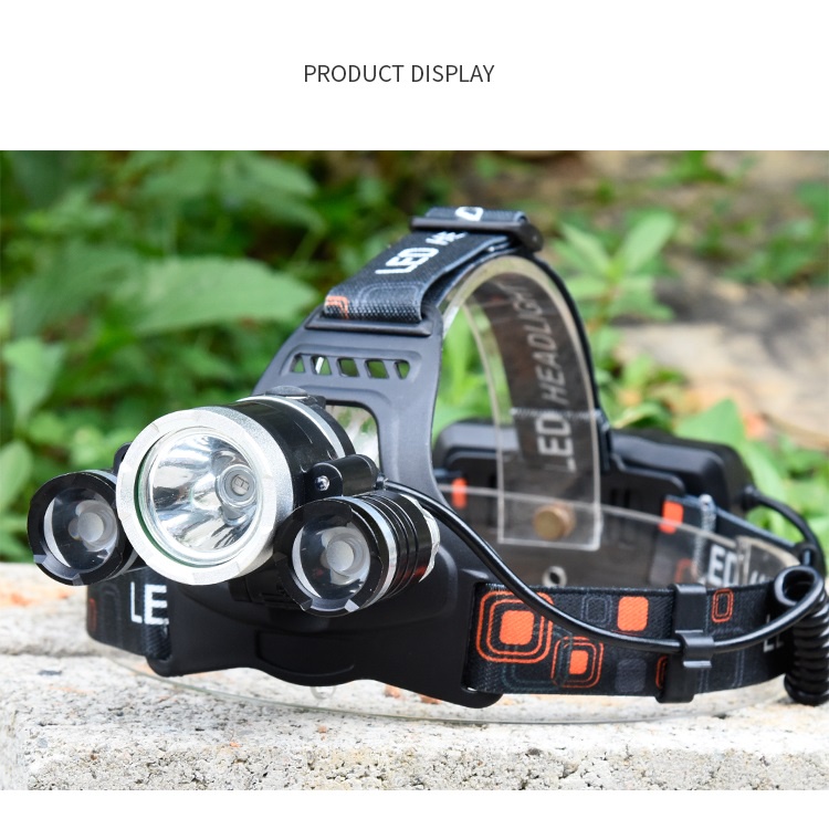 Đèn Pin Đội Đầu Đi Xe Máy, Đi Phượt Siêu Sáng HIGH POWER HEADLAMP T6