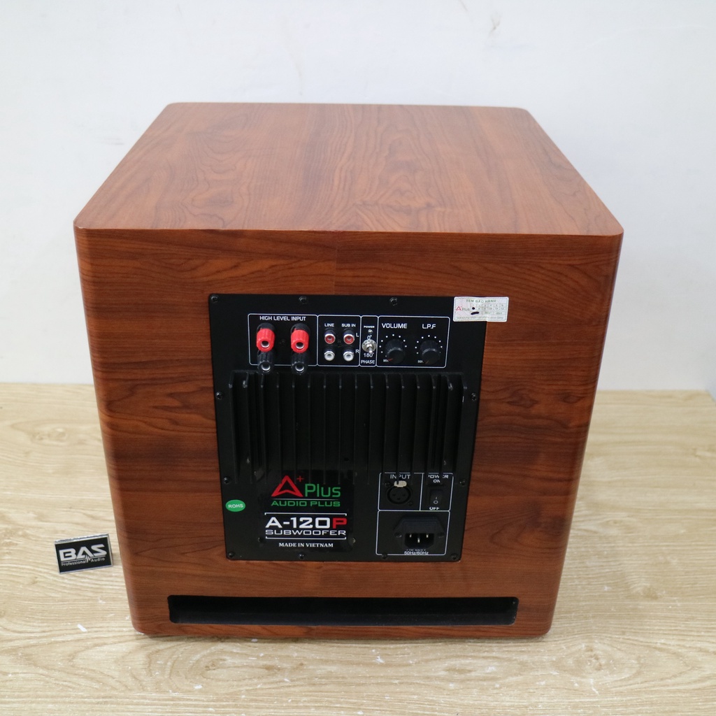 Sub điện bass 30cm, loa trầm Aplus A120P siêu rẻ dùng cho gia đình đánh cực hay, dễ dàng phối ghép