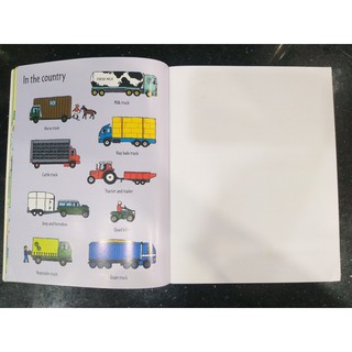 Bộ nhập - Usborne sticker book - Trucks