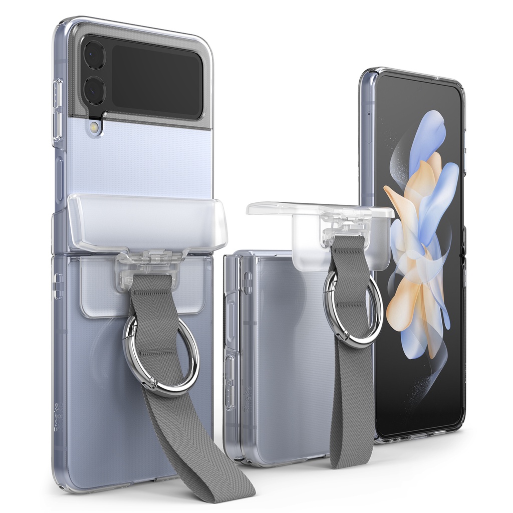 Ringke Hinge Cover compatible for Galaxy Z Flip 4 Flip 3 5G Phụ kiện bản lề chống va đập cứng tối thiểu rõ ràng