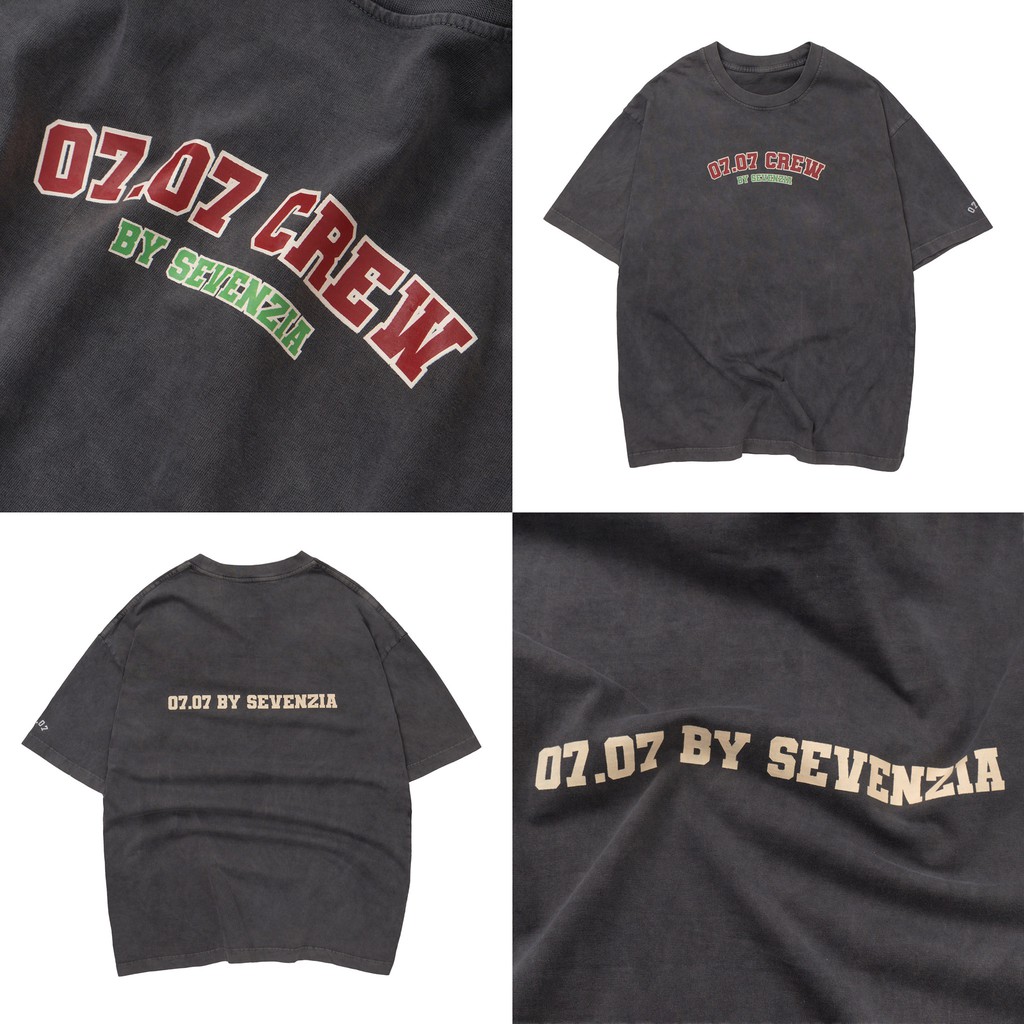 Áo thun pigment dyed 07.07 CREW | BigBuy360 - bigbuy360.vn