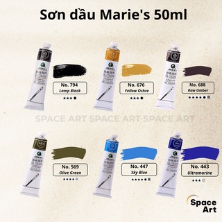 Combo Họa cụ vẽ Sơn dầu Maries (Bộ chuyên nghiệp)