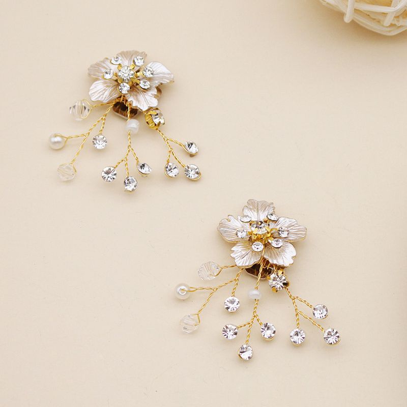 Kẹp Hoa Đính Ngọc Trai Sang Trọng Cho Nữ DIY