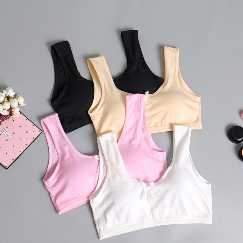 Youyo Áo Lót Thể Thao Cotton Đệm Mềm Mại Cho Nữ Tuổi Teen / Bé Gái Tập Yoga / Thể Thao