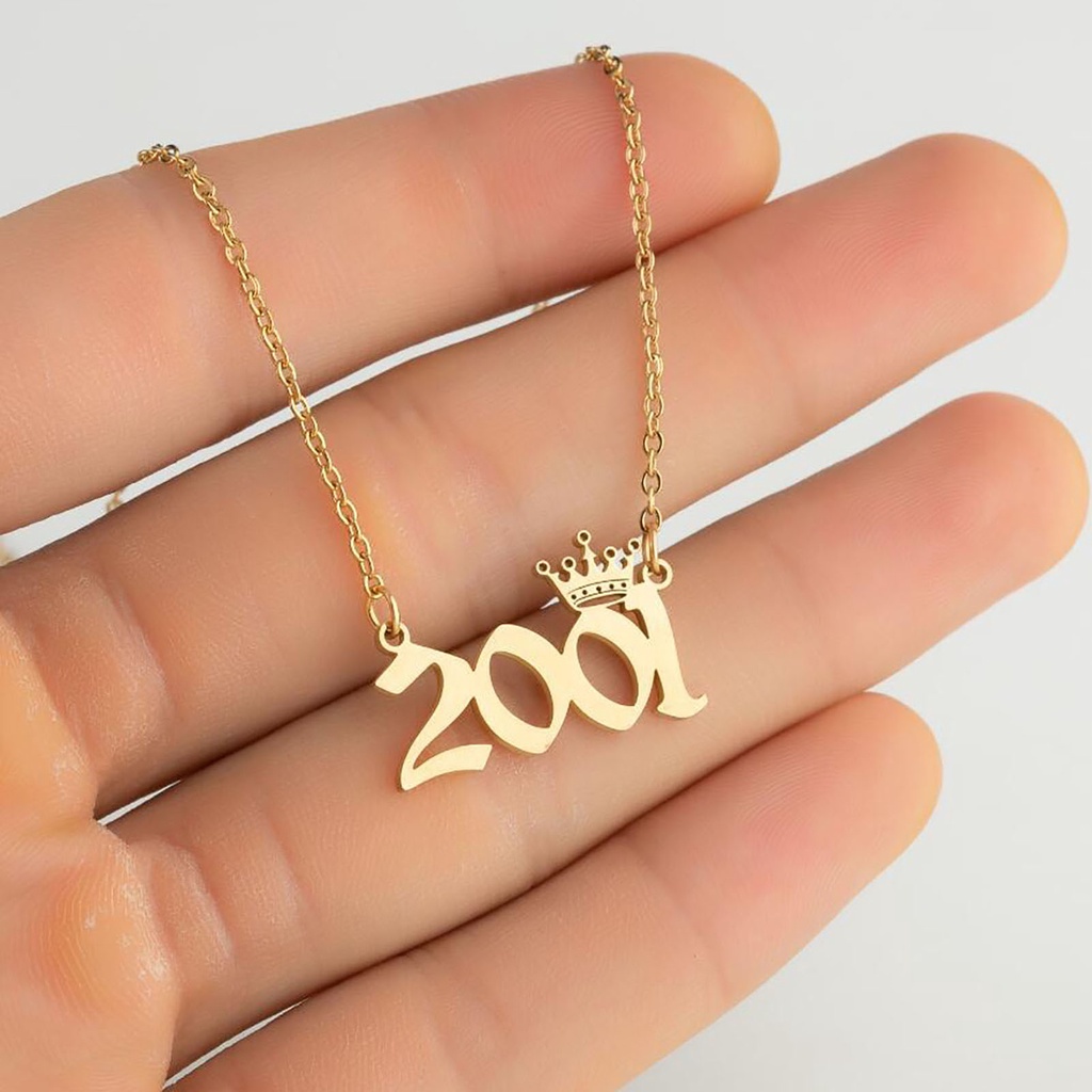 Vòng cổ Mặt Vương Miện Thời Trang Cho Nữ