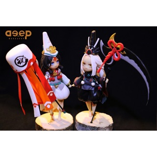 Mô hình handmade Onmyoji - Hắc Bạch Đồng Tử