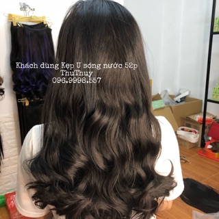 Tóc Kẹp Nửa Đầu Xoăn Sóng [ FREESHIP ] Tóc Tơ Nhân Tạo