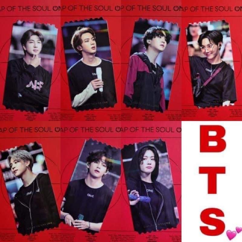 Bộ ảnh 7 members ticket holo DVD ON:E