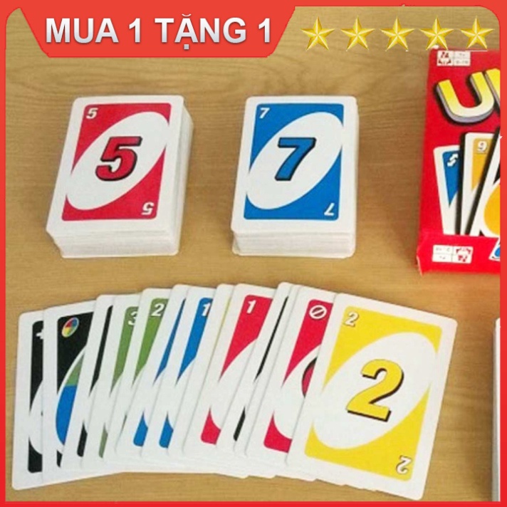 Bộ bài UNÔ bản dày 108 lá Tặng bộ bài Kimetsu noyaiba - bài tây anime