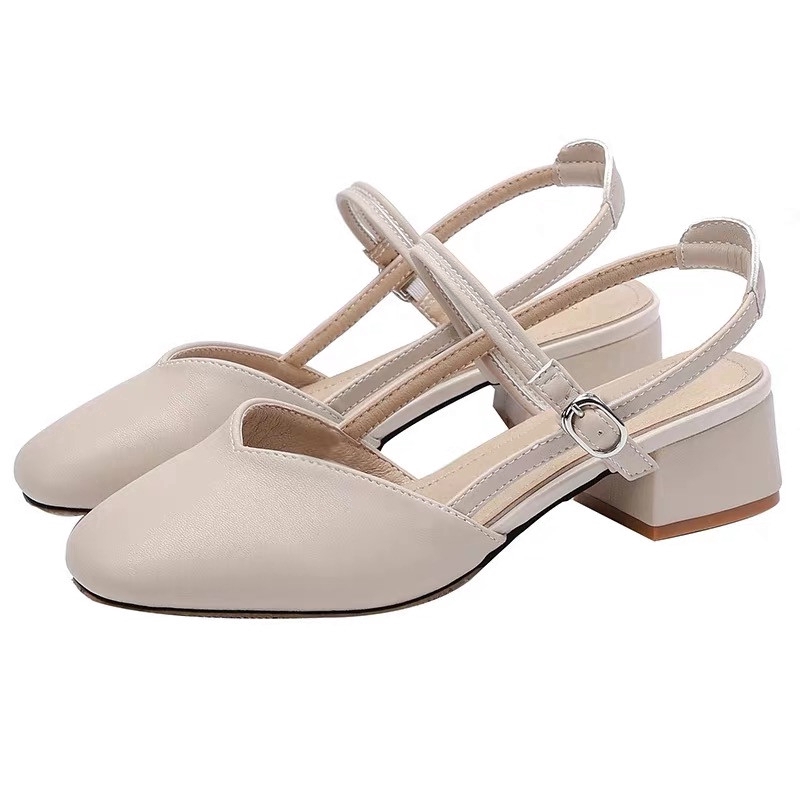 Giày cao gót IELGY mũi vuông thời trang sành điệu cho nữ