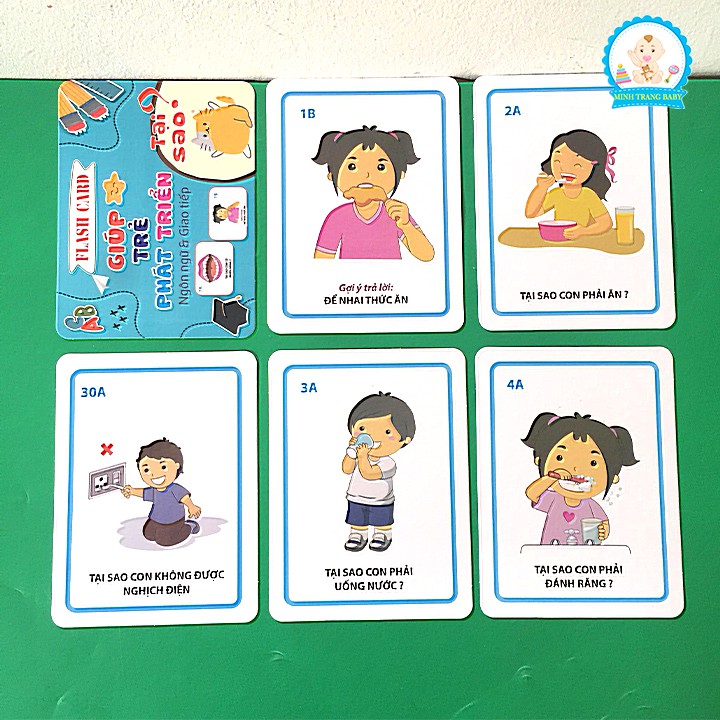 Bộ Thẻ Học 300 Câu Hỏi - Trả Lời Cho Bé Phát triển Tư Duy