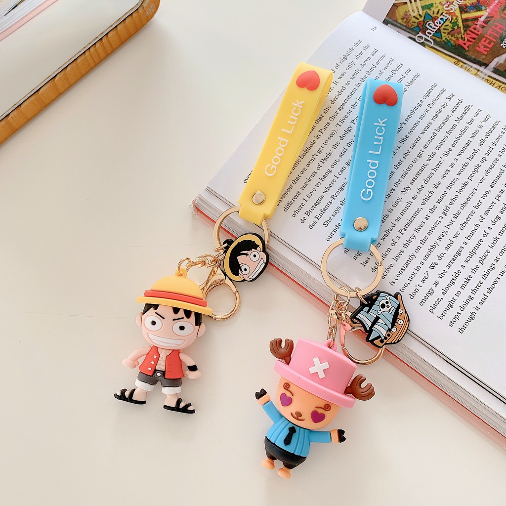 Móc Khóa Họa Tiết Hoạt Hình ONE PIECE Dễ Thương