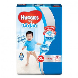 Bỉm huggies dán m76/l68/xl62/xxl56