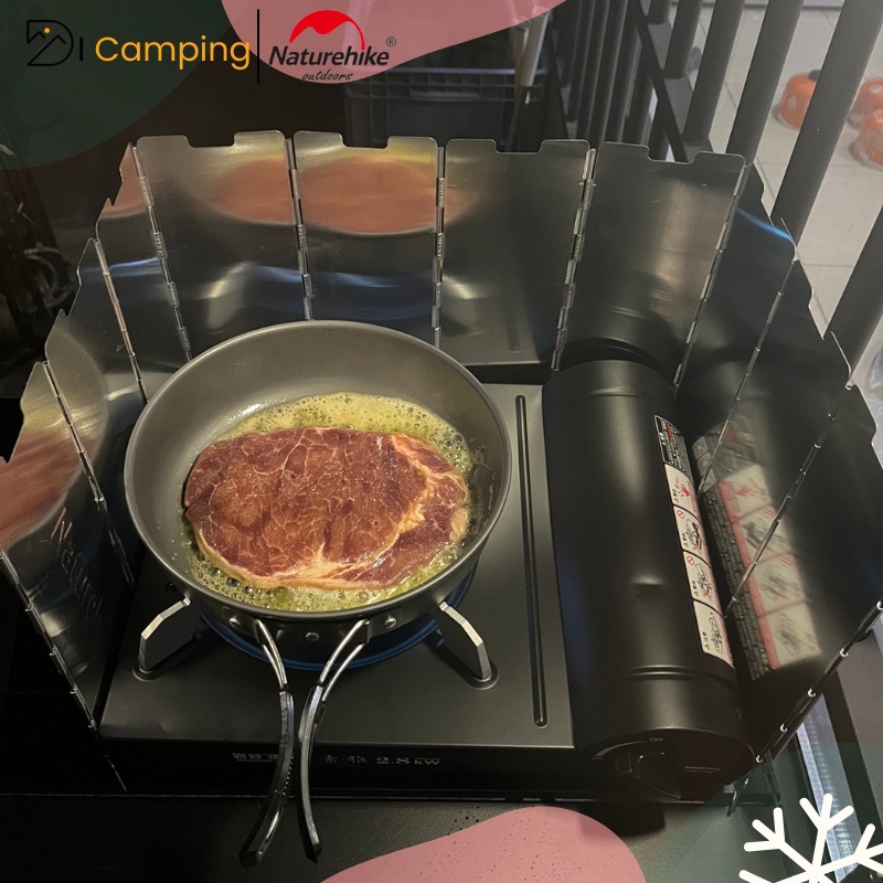 Tấm Chắn Gió 10 Mảnh Cho Bếp Gas Naturehike NH20CJ008