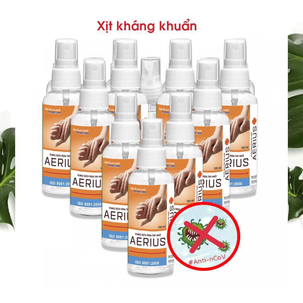 Nước rửa tay khô AERIUS 100ml