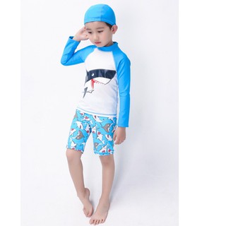 Đồ bơi bé trai dài tay size 14-35kg