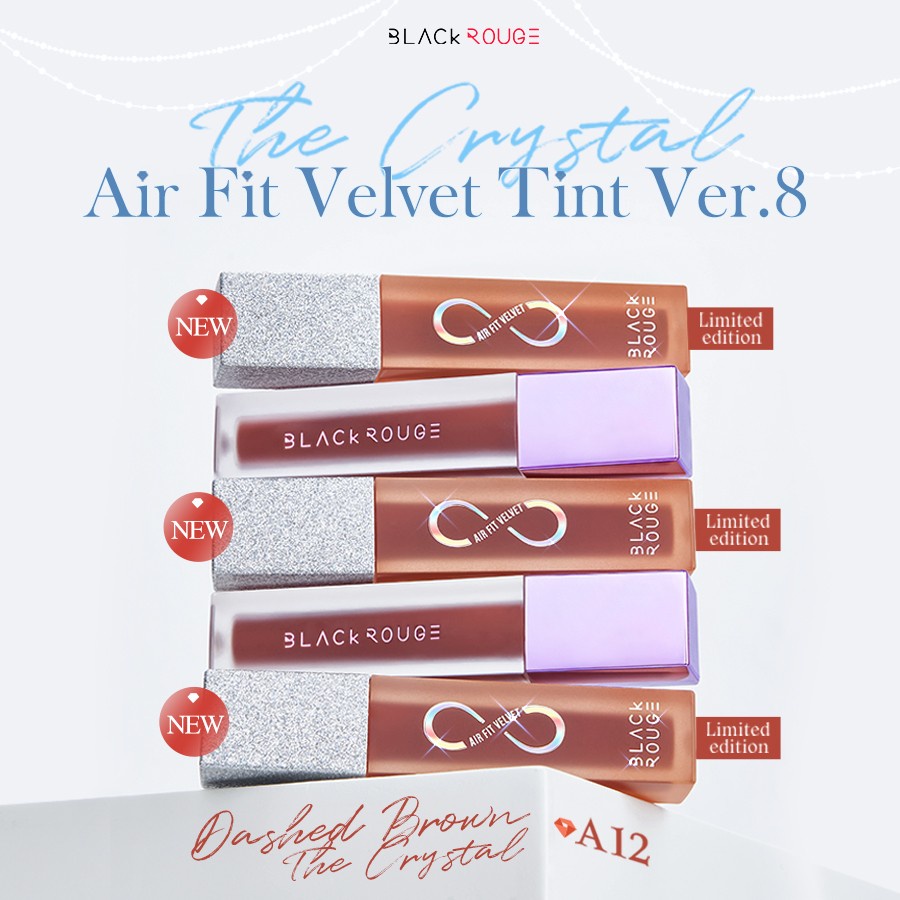 Son BlackRouge Ver8 - Son Kem Lì BlackRouge Air Fit Velvet Tint Ver.8 The Crystal | BigBuy360 - bigbuy360.vn